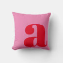 Recherche de rose rouge coussins Monogramme