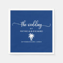 Search for palm tree napkins Navy blue