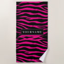 Search for animal print beach towels Black