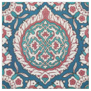 Search for red and teal fabric Vintage