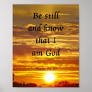 Search for be still and know posters Psalm