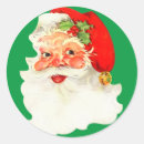 Search for vintage santa claus stickers Red