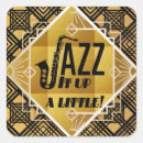 Search for jazz music stickers Vintage