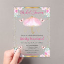 Search for umbrella bridal shower invitations Floral