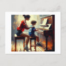 Recherche de professeur français cartes postales Piano