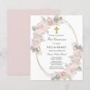 Search for white and gold first communion invitations Cross