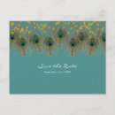 Search for gold peacock save the dates Elegant