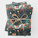 Search for christmas village wrapping paper Trendy