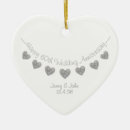 Search for 60th wedding anniversary ornaments Heart