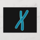 Recherche de chromosome cartes postales Illustrations biomédicales