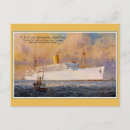 Search for passengers postcards Ship