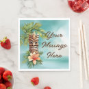 Search for tiki napkins Aloha