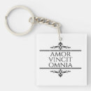 Search for conquer keychains Amor vincit omnia