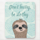 Search for cute sloth mousepads Cartoon