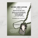 Search for dog tags invitations Military