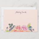 Search for pink flowers stationery paper Elegant