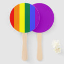 Search for pride hand fans Rainbow