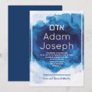 Recherche de watercolor bar bat mitzvah invitations Bleu