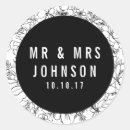 Search for mr and mrs stickers White