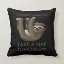 Recherche de paresse coussins Humour