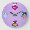 Recherche de hiboux mignons horloges Vert
