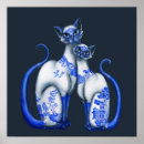 Search for siamese cats posters Blue