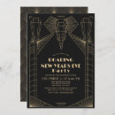 Search for gatsby seasonal invitations Black