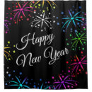 Search for happy new year shower curtains Pattern