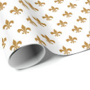 Search for fleur de lis wrapping paper White