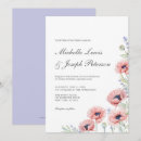 Search for modern watercolor floral wedding invitations Simple