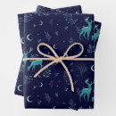 Search for deer gift wrap Blue