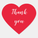 Search for red heart thank you stickers Simple