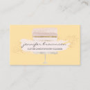 Search for food blogger business cards Cake designer