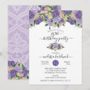 Search for lace birthday invitations Purple