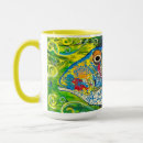 Search for yellow fish mugs Tropical