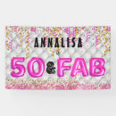 Search for pink gold 50th birthday party decor Chic