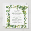 Recherche de irish baby shower invitations Quatre feuilles de trèfle