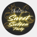 Search for funny flower stickers Birthday