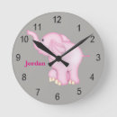 Search for pink elephant nursery art Baby girl nursery