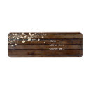 Search for dark wood return address labels Brown