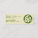 Search for heritage business cards Celtic