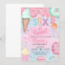 Search for sweet six invitations Girl