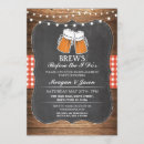 Search for brewing engagement party invitations Rustic