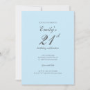 Search for milestone 21st birthday invitations Chic