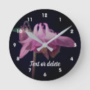 Recherche de fleurs roses horloges Printemps