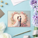 Recherche de silhouette de couples invitations Floral