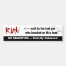 Search for funny running bumper stickers Humour