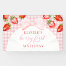 Search for berry first birthday party signs Girl 1st birthday