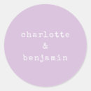 Search for purple wedding envelope seals Minimalist