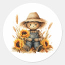 Search for the scarecrow stickers Halloween